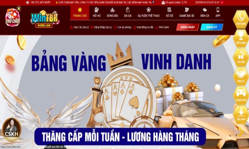 Nhà cái sở hữu cơ cấu giao diện hiện đại